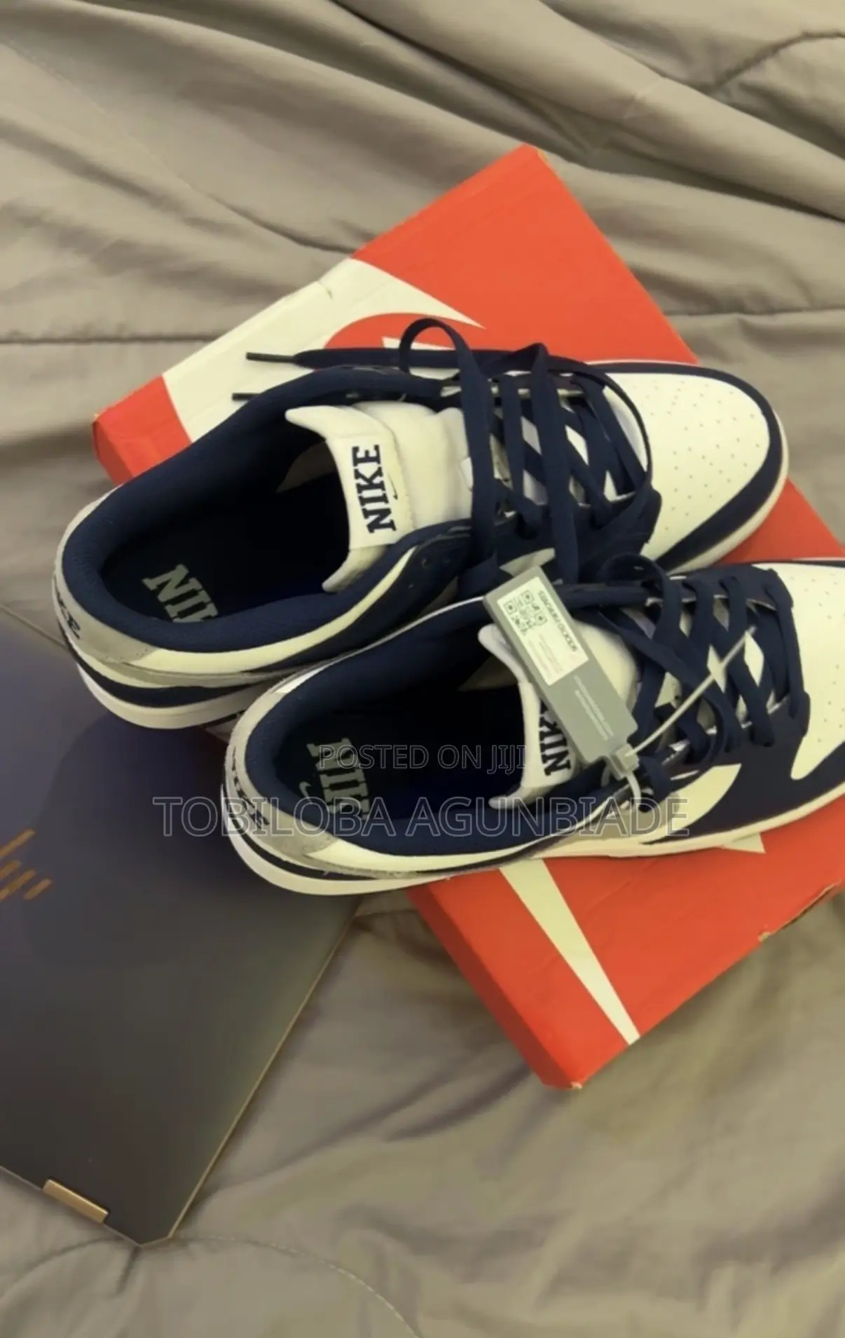 Nike Dunk Low Midnight Navy / Light Smoke Grey / Summit White