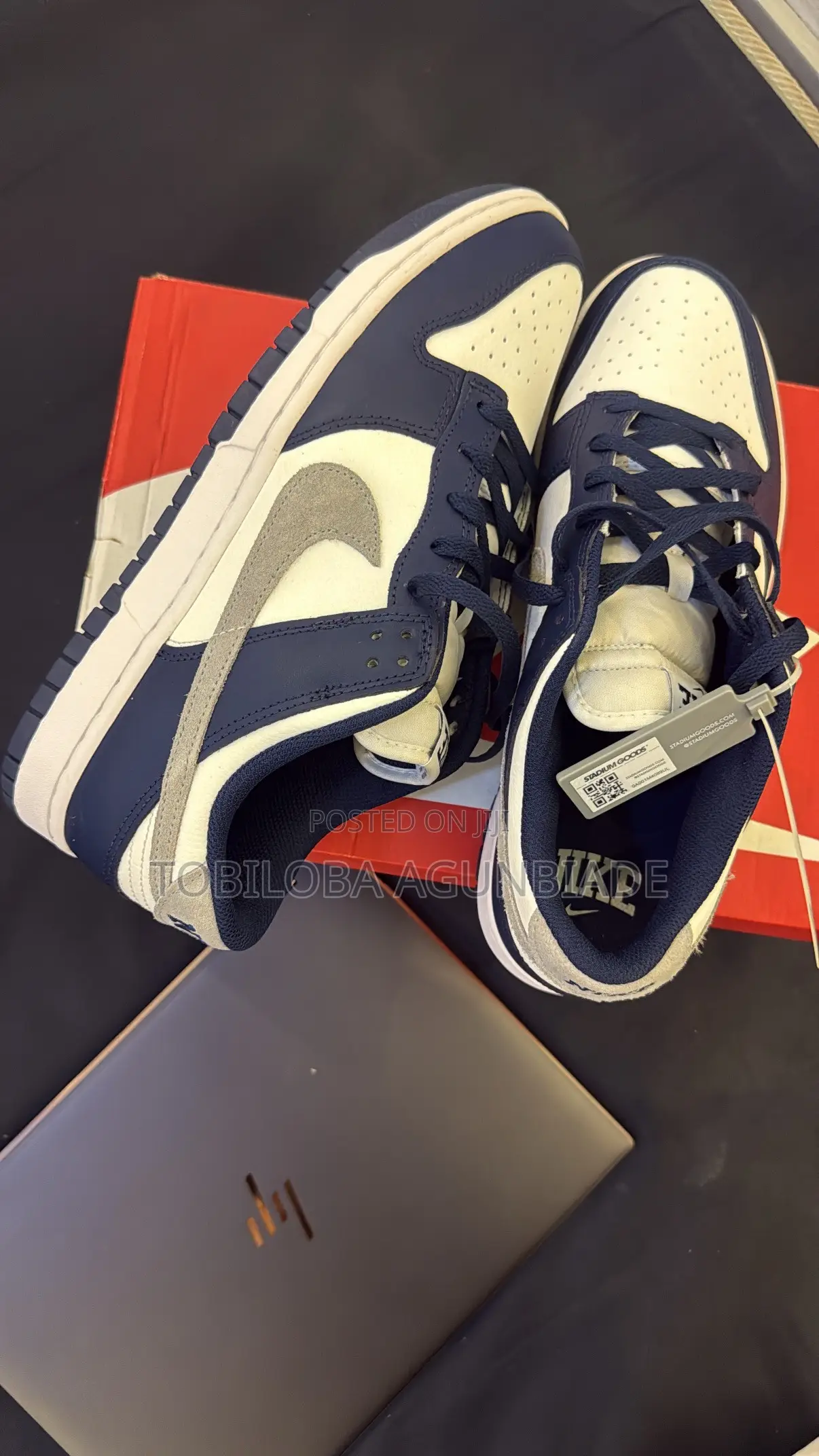 Nike Dunk Low Midnight Navy / Light Smoke Grey / Summit White