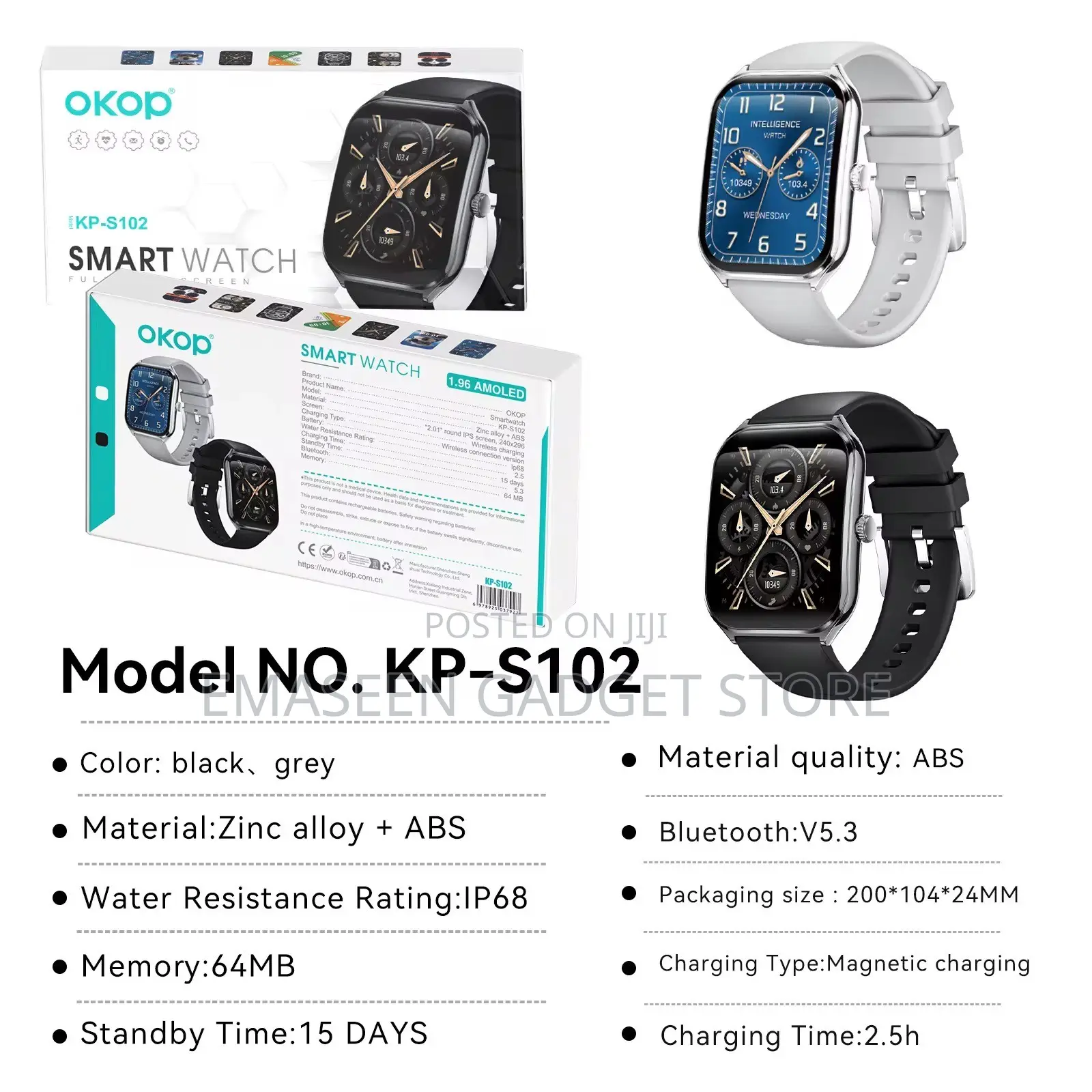 OKOP KP-1002 Intelligence Smart Watch