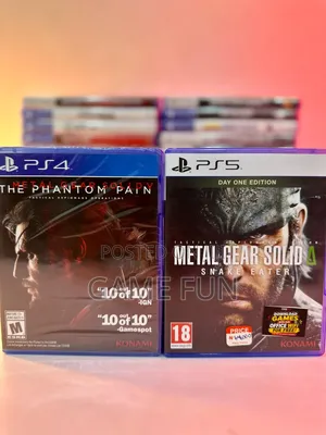 Metal Gear Solid PS5 PS4 CD Snake Eater, v Phantom Pain PlayStation