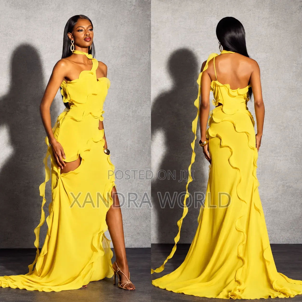 One Shoulder Cut-Out Dress