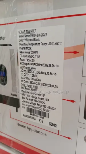 6.2kva 48v Sako Hybrid Solar Inverter