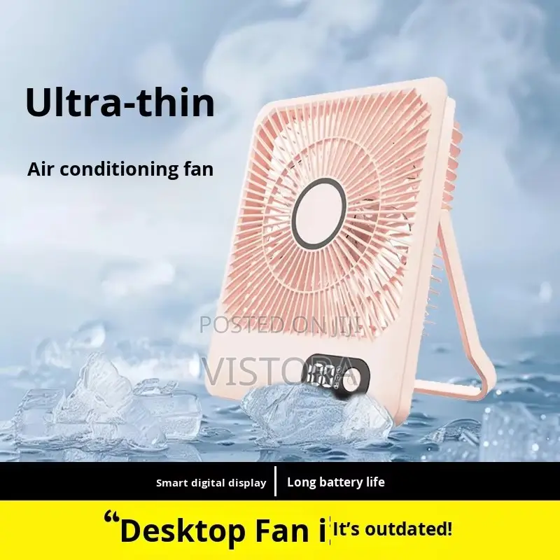 Small Desktop Fan – Compact 4-in-1 Power Personal Cooling Solution