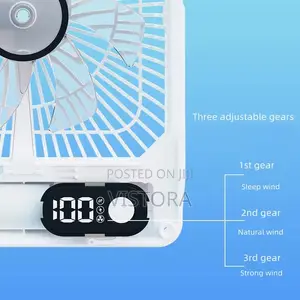 Small Desktop Fan – Compact 4-in-1 Power Personal Cooling Solution