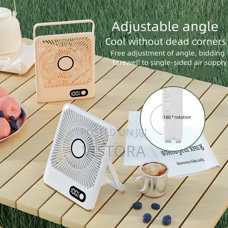 Small Desktop Fan – Compact 4-in-1 Power Personal Cooling Solution