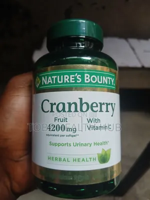 Nature’s Bounty Cranberry Fruit 4200mg + Vitamin C – 300 Softgels