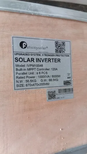 10kva 48v Felicity Hybrid Solar Inverter
