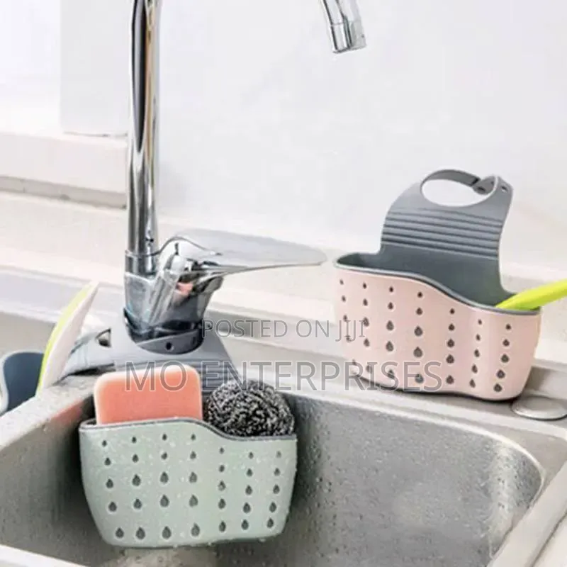 Adjustable Kitchen Dishwashing Sponge Storage Rack.