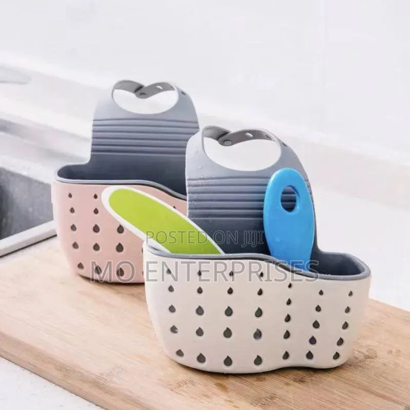 Adjustable Kitchen Dishwashing Sponge Storage Rack.
