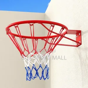 Single Basketball Hoop Rim and Net for Home and Commercial Use