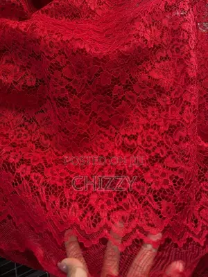 Wine Red Senators Lace 5 Yards-Chizzy Diamond Quality