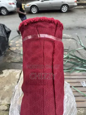 Wine Red Senators Lace 5 Yards-Chizzy Diamond Quality