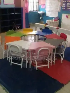 Hexagonal Seat and Table