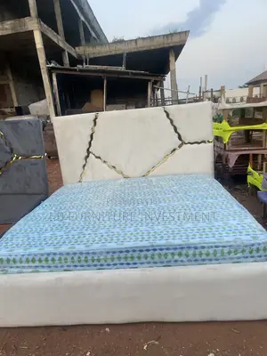 Bedframe 6 by 6 Off White Color