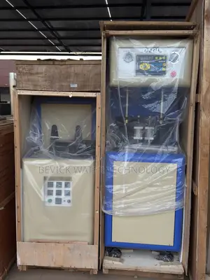 2-Cavity Pet Blowing Machine + Air Compressor