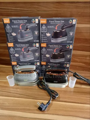 RAF R1142H Travel Steam Iron –1000W Fast Heating, Steam Dry Ironing