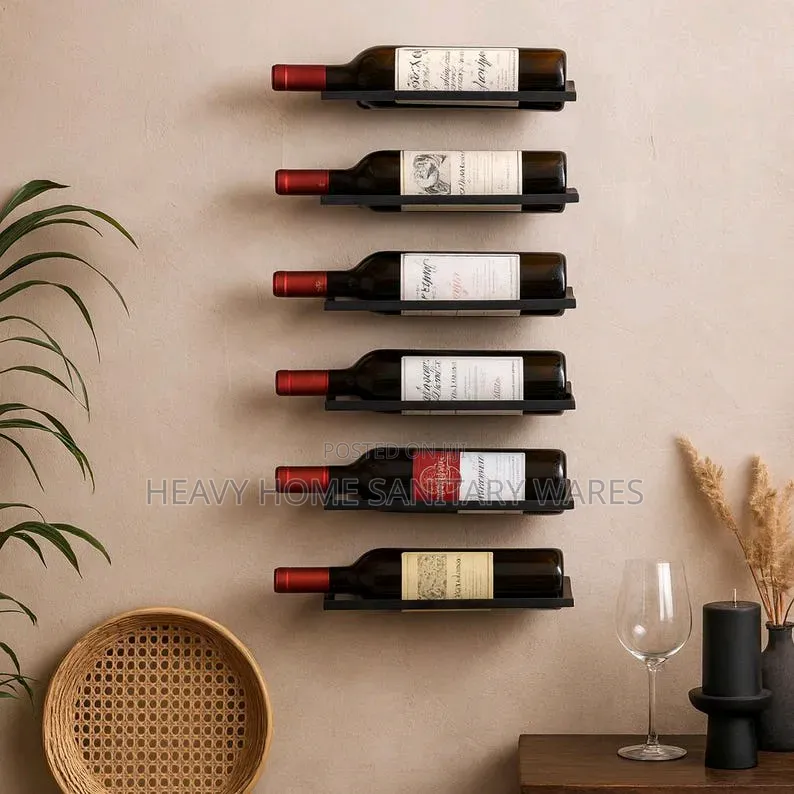 Wall Mounted Wine Holder Display