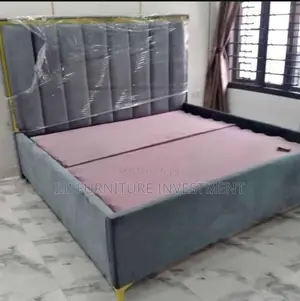 Gray 6 by 6 Bedframe