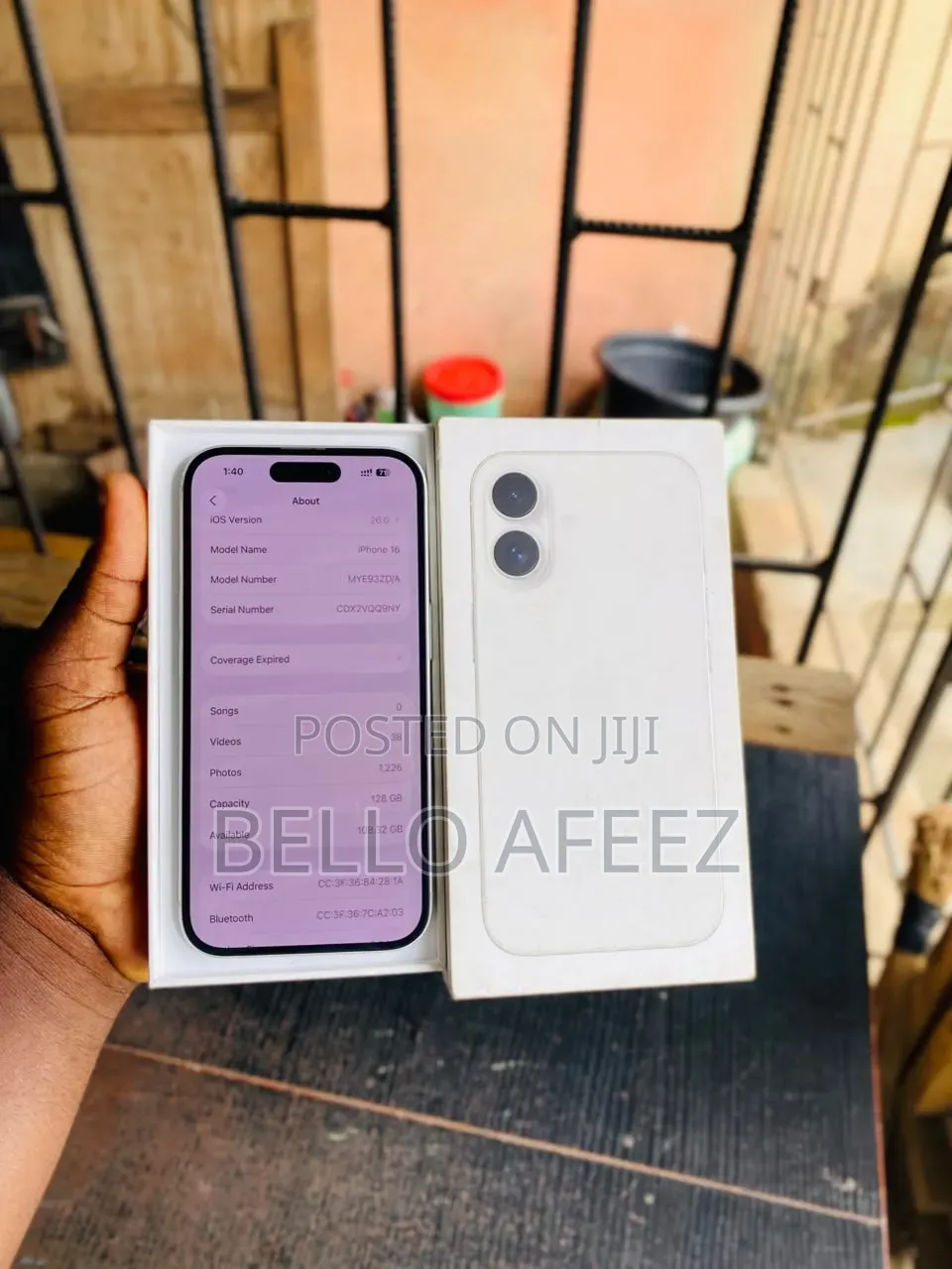 Apple iPhone 16 128 GB White