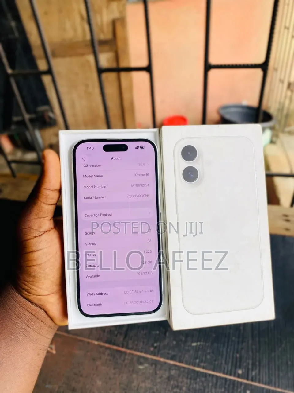 Apple iPhone 16 128 GB White