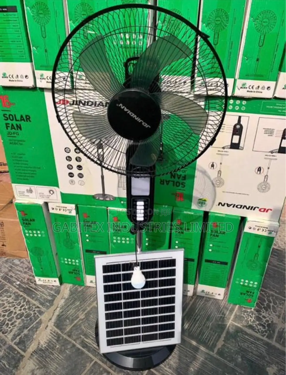 Solar Rechargeable Fan