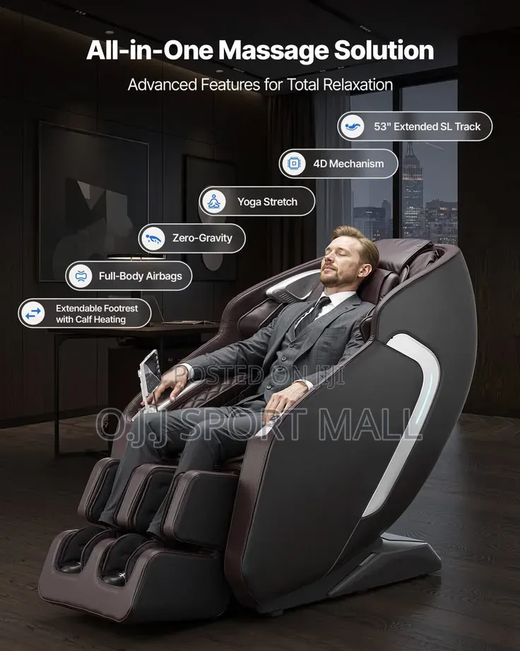 Leather Quality Full Body Massager Chair