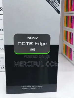 New Infinix Note Edge 128 GB Black