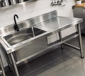 Single Bowl Stainless Steel Sink With Side