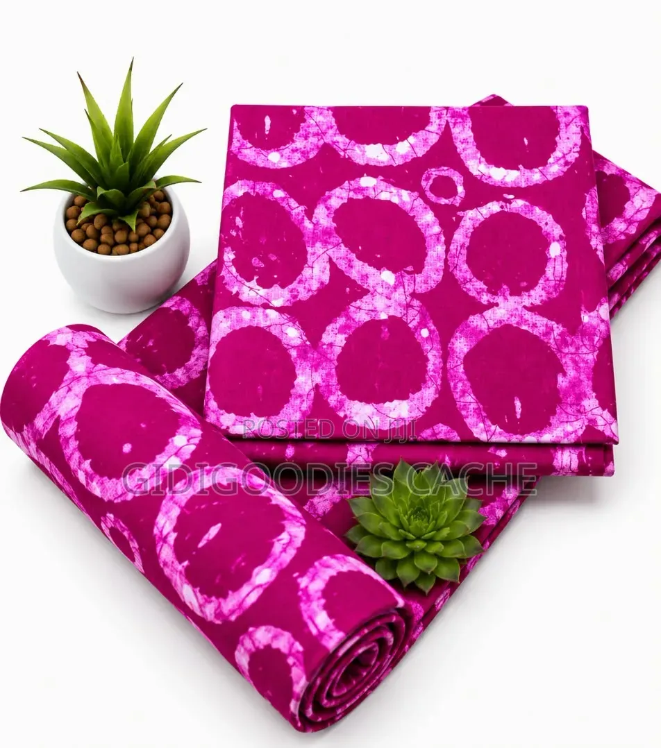 Adire Patterned Cotton Ankara Fabrics