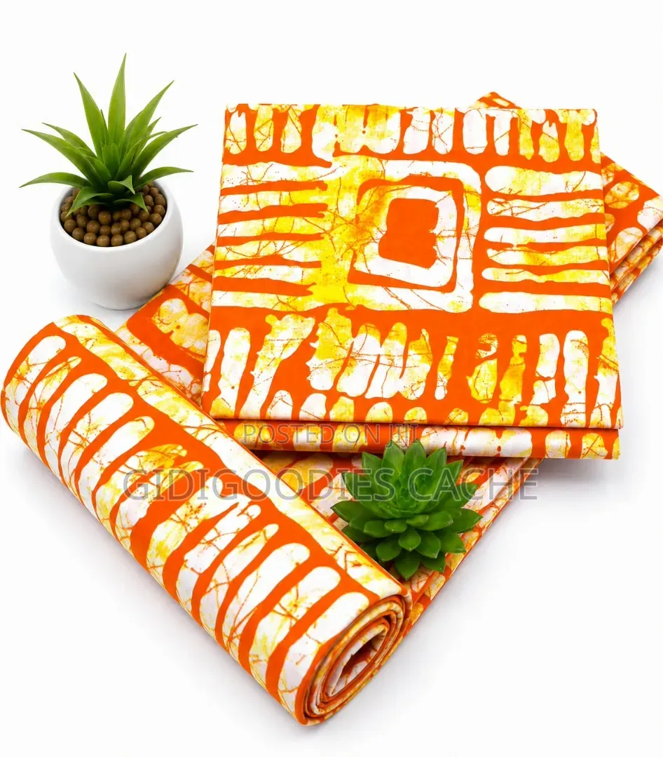 Adire Patterned Cotton Ankara Fabrics