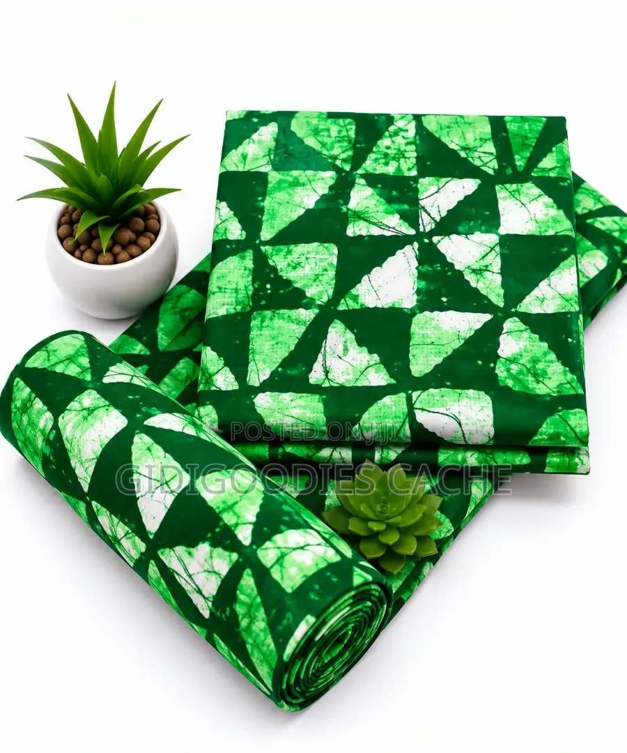 Adire Patterned Cotton Ankara Fabrics