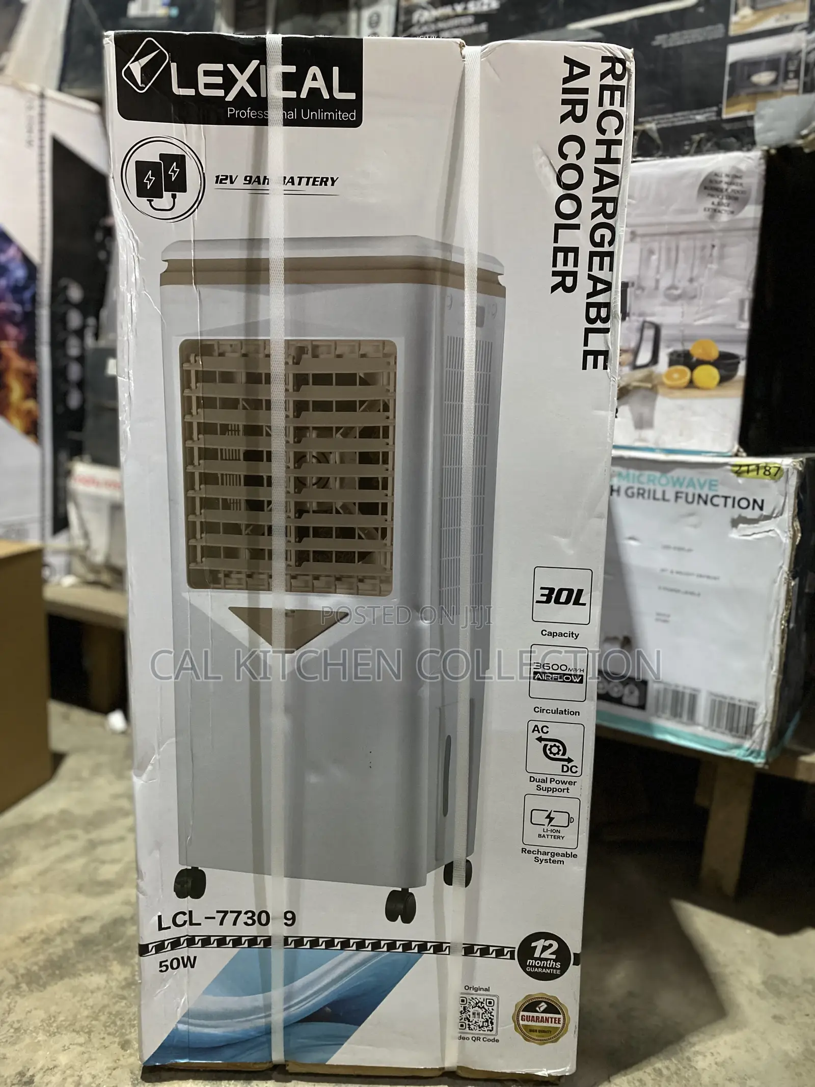 Lexical 30l Rechargeable Air Cooler With Remote Control