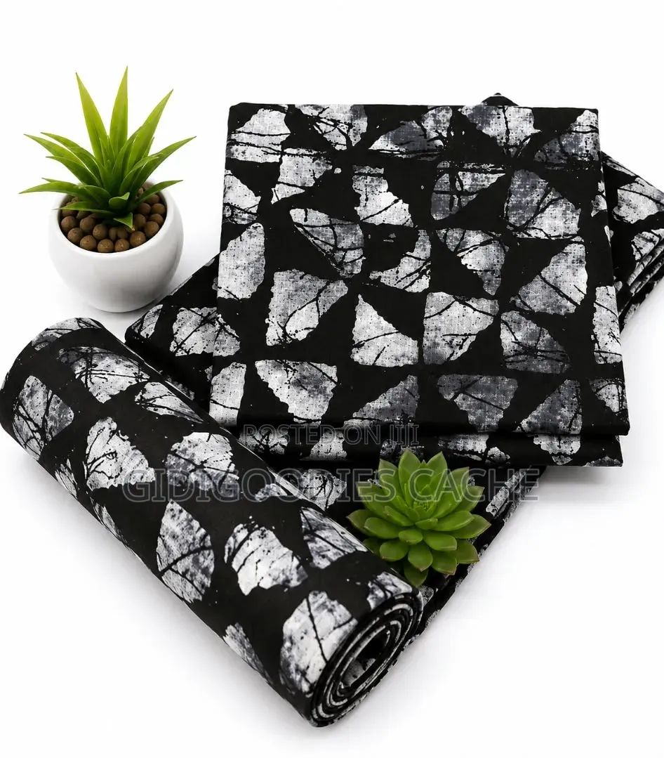 Adire Patterned Cotton Ankara Fabrics