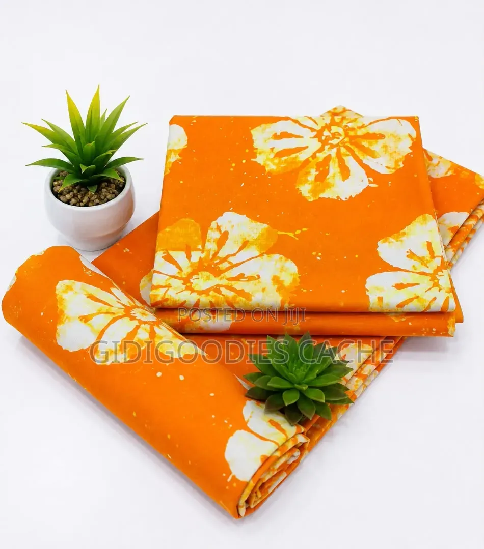 Adire Patterned Cotton Ankara Fabrics