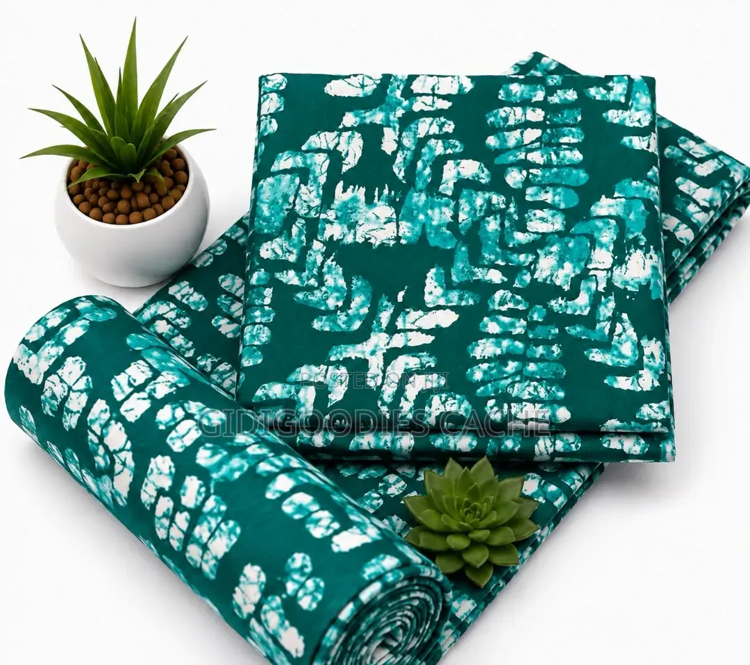 Adire Patterned Cotton Ankara Fabrics