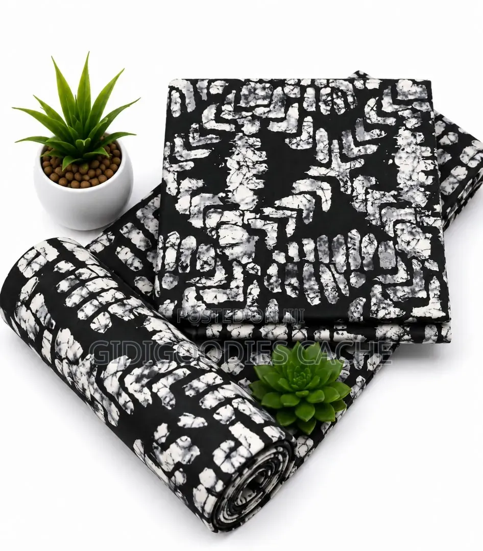 Adire Patterned Cotton Ankara Fabrics