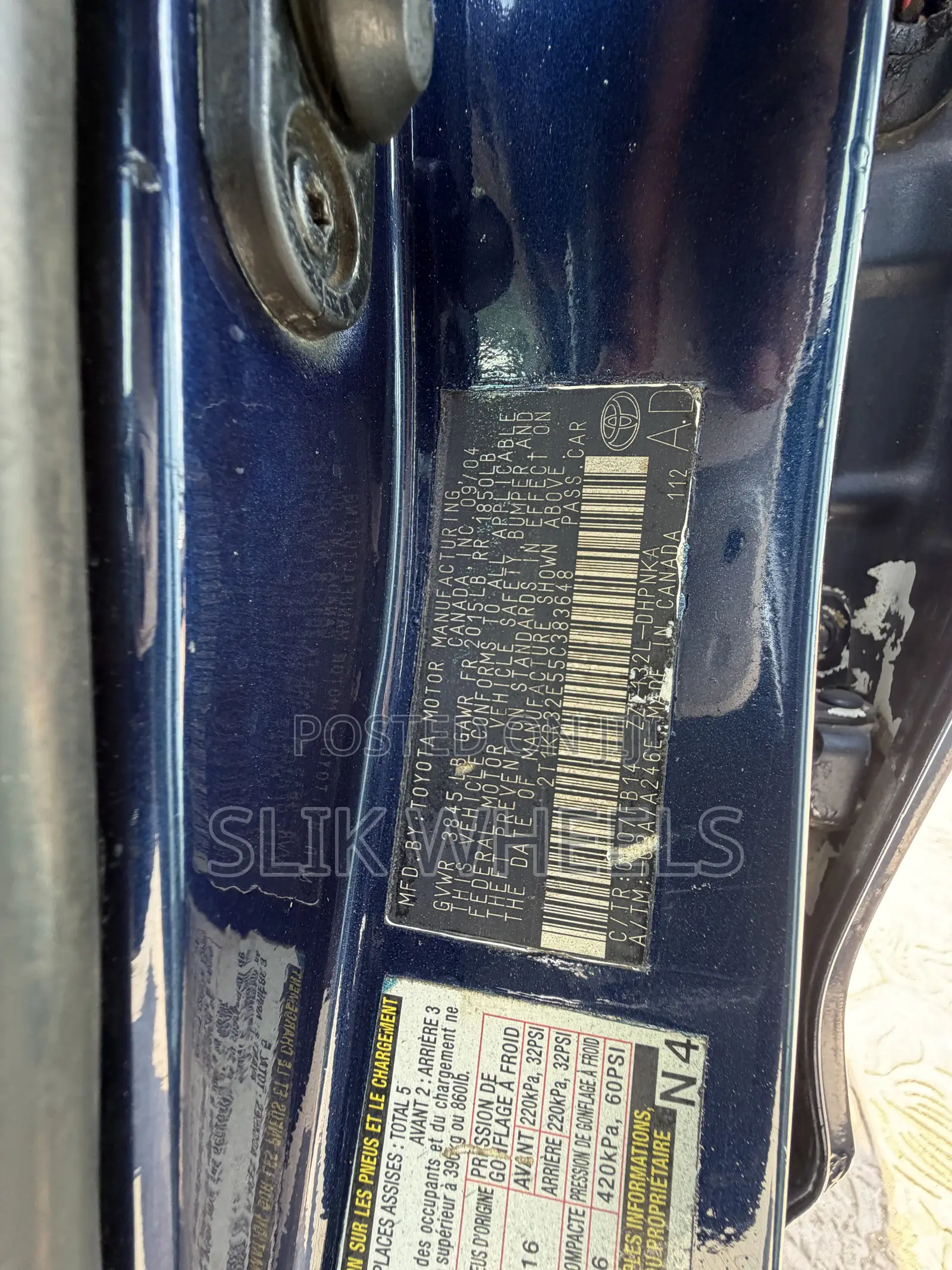 Toyota Matrix 2005 Blue