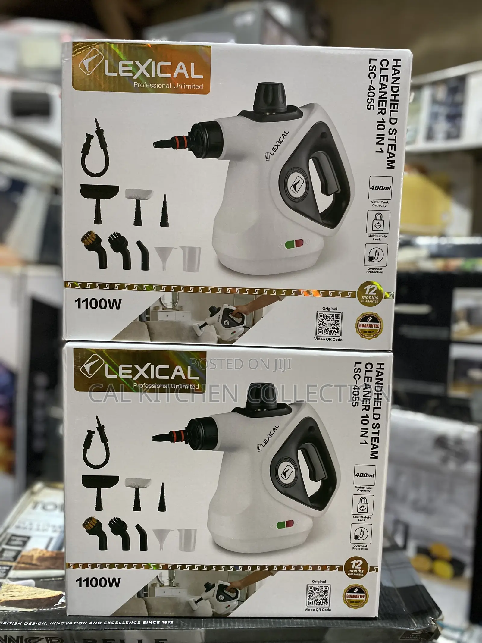 Lexical 10-in-1 Handheld Steam Cleaner