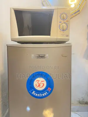 Scanfrost Refrigerator, Microwave in Good Condition