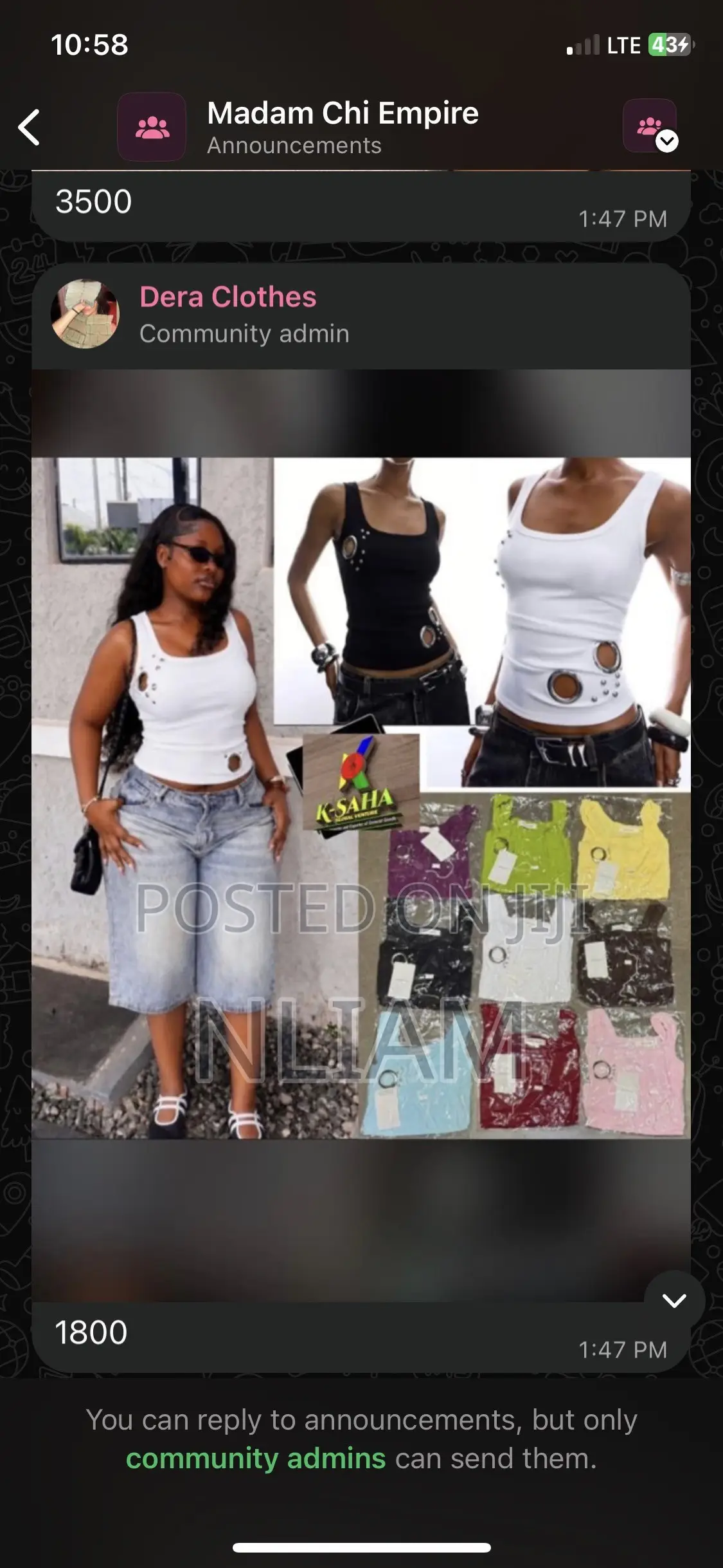 Female Clothing