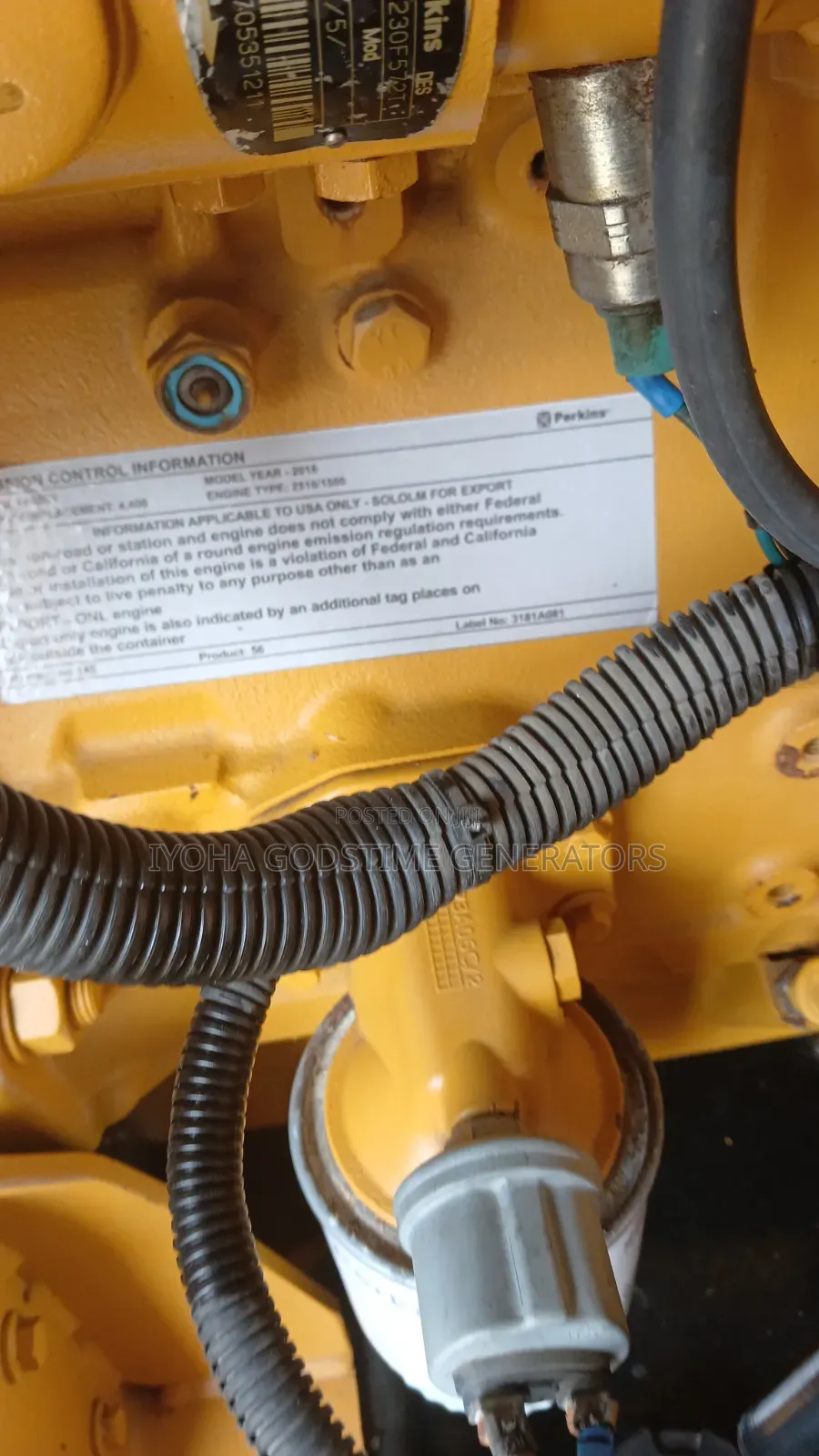 30kva Perkins Matric So Generator