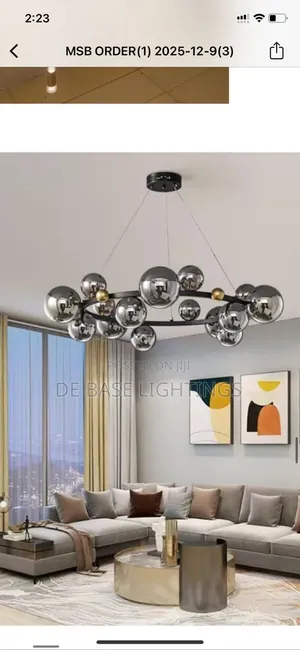 Graphite Glass Pendant Light