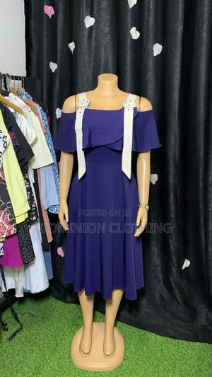 Neatly Used Dress Size:8-12 Pink Dress and a Navy Blue Flare Gown