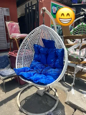 Medium Size White Swing Chair