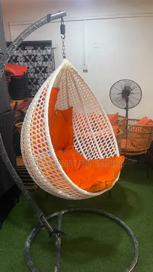 Medium Size White Swing Chair