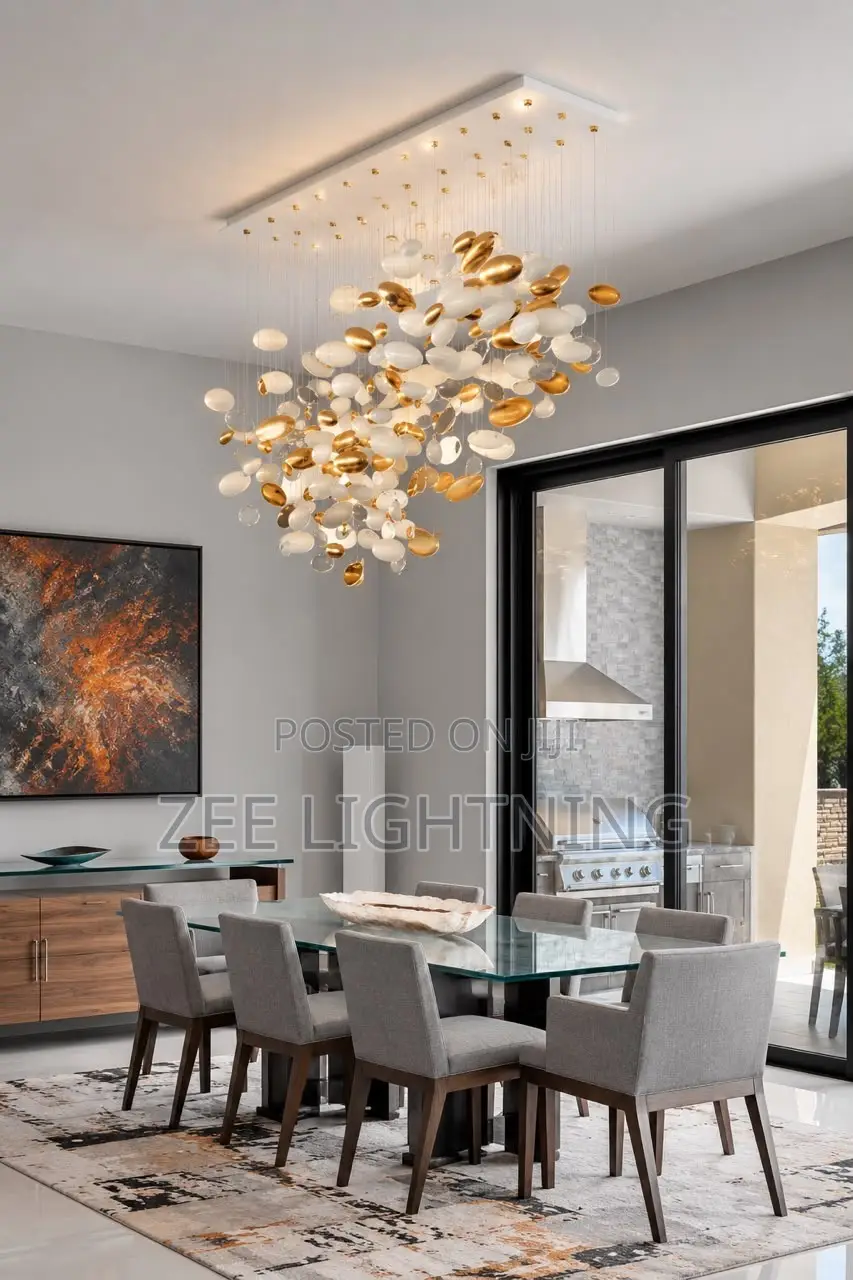 Luxury Egg Shells Drop Chandelier (Size 1200mm by 400mm )
