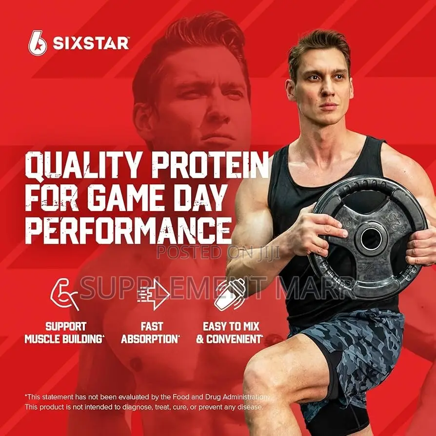 Sixstar Whey Protein Powder With Whey Isolate – 1.8 LBS
