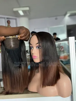 5*5 Full Closure in HD Lace, Human Wig( Ms)