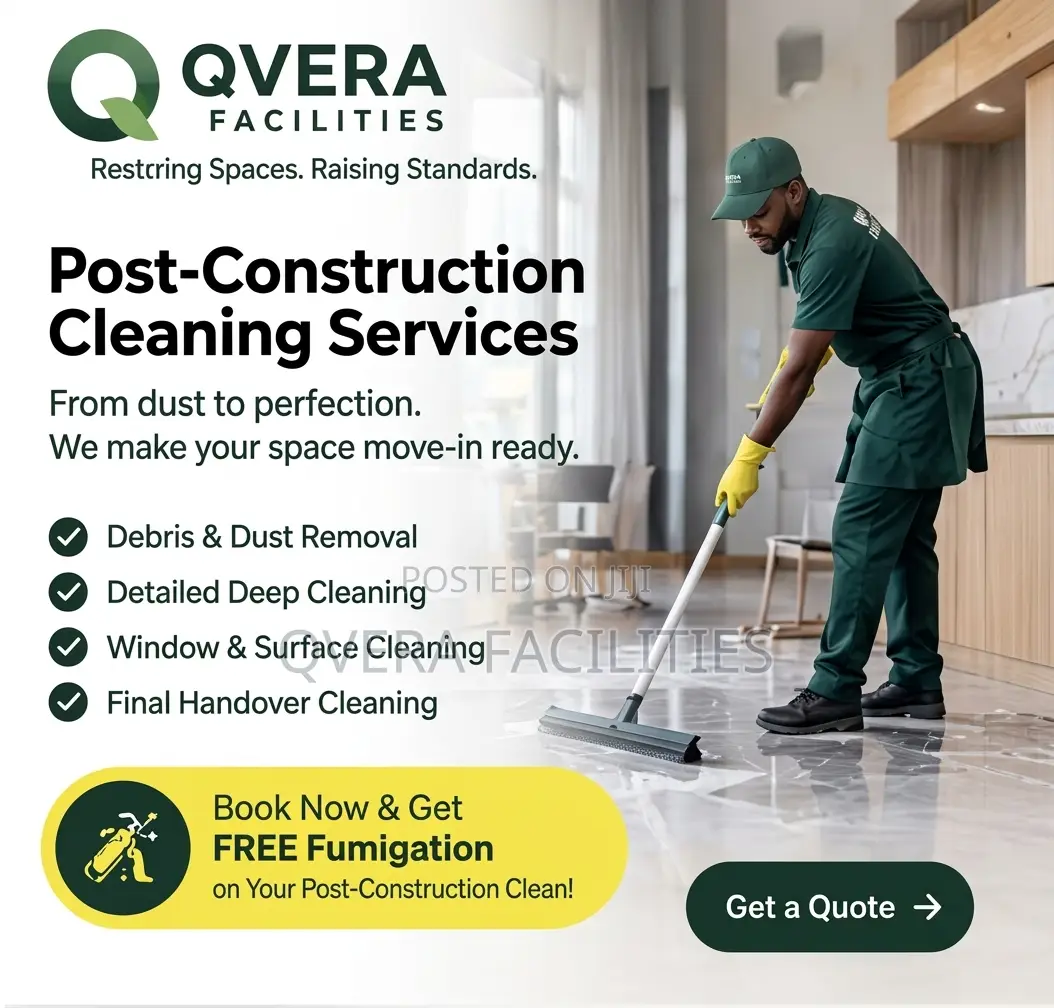 Post Construction Deep Cleaning Services in Lekki VI
