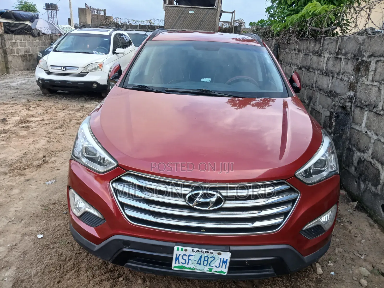 Hyundai Santa Fe 2015 Red